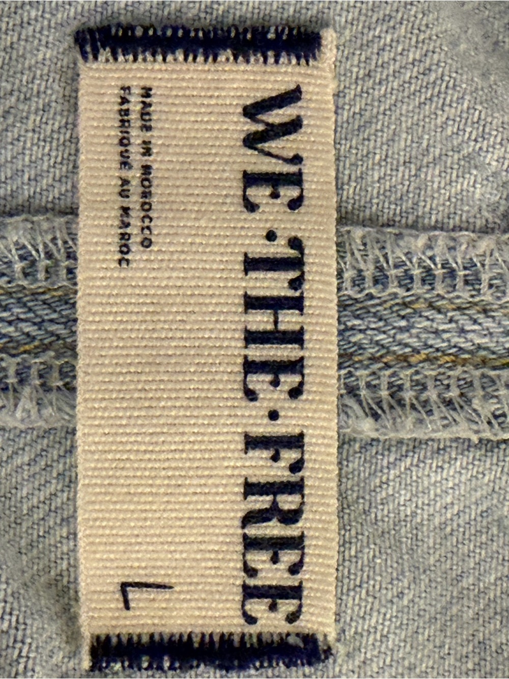 We The Free Light Blue Denim Scoop-Neck Overalls - Picture 4 of 4